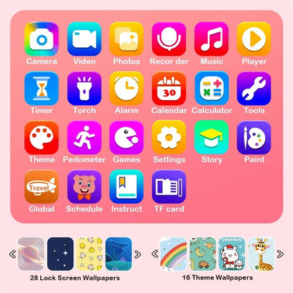 KP06 Kids Camera 24MP HD Digital Selfie Camera Toys for Kids Children Portable Video Camera