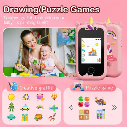 KP06 Kids Camera 24MP HD Digital Selfie Camera Toys for Kids Children Portable Video Camera