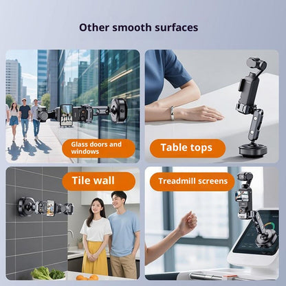 DJ3 For DJI Osmo Pocket Vacuum Suction Mount Accessory Expansion Action Camera Car Shooting Bracket