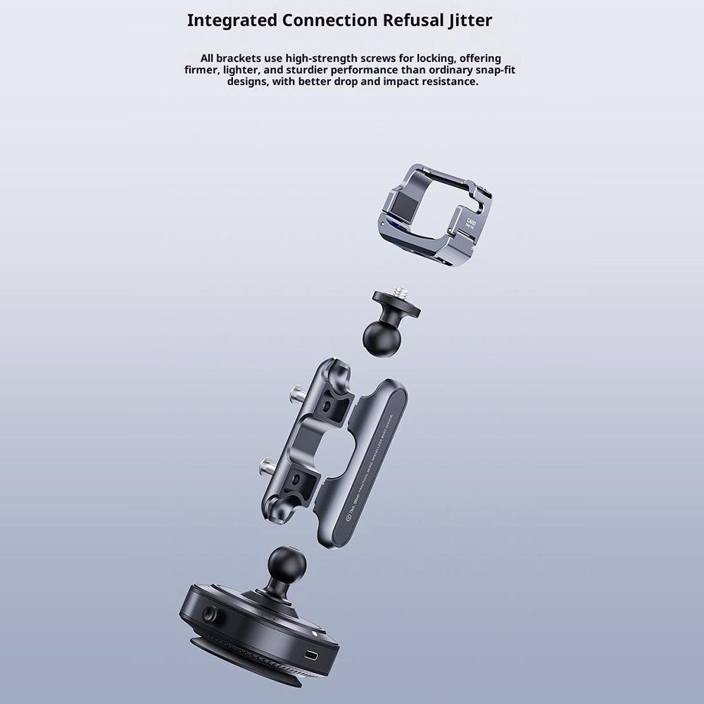 DJ3 For DJI Osmo Pocket Vacuum Suction Mount Accessory Expansion Action Camera Car Shooting Bracket