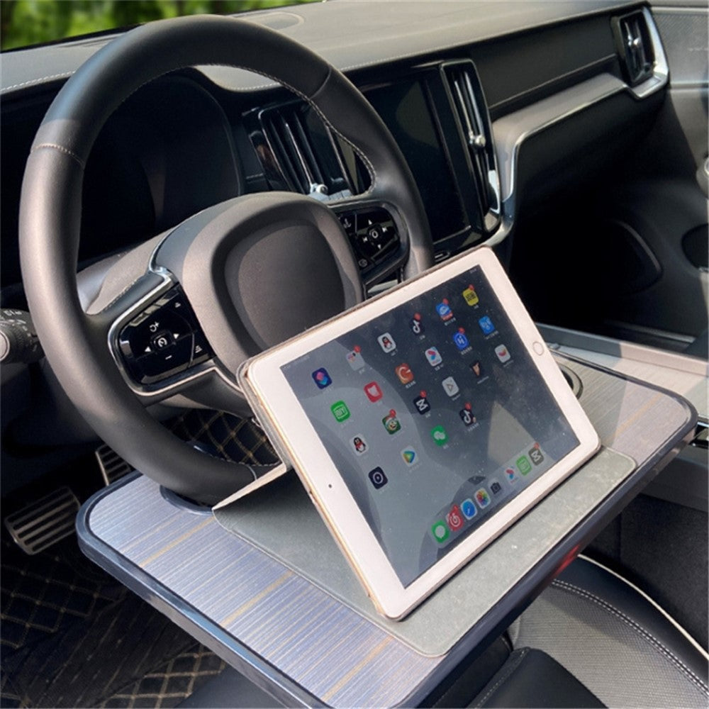 Steering Wheel ABS Desk Laptop Tablet Food Eating Vehicle Table Car Steering Wheel Tray