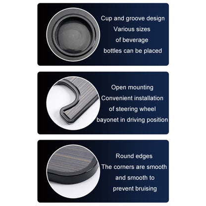 Steering Wheel ABS Desk Laptop Tablet Food Eating Vehicle Table Car Steering Wheel Tray