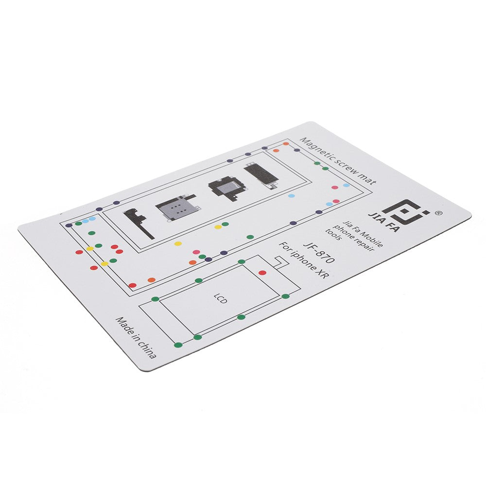 JF-870 Magnetic Screw Mat Screw Organizer Pad for iPhone XR