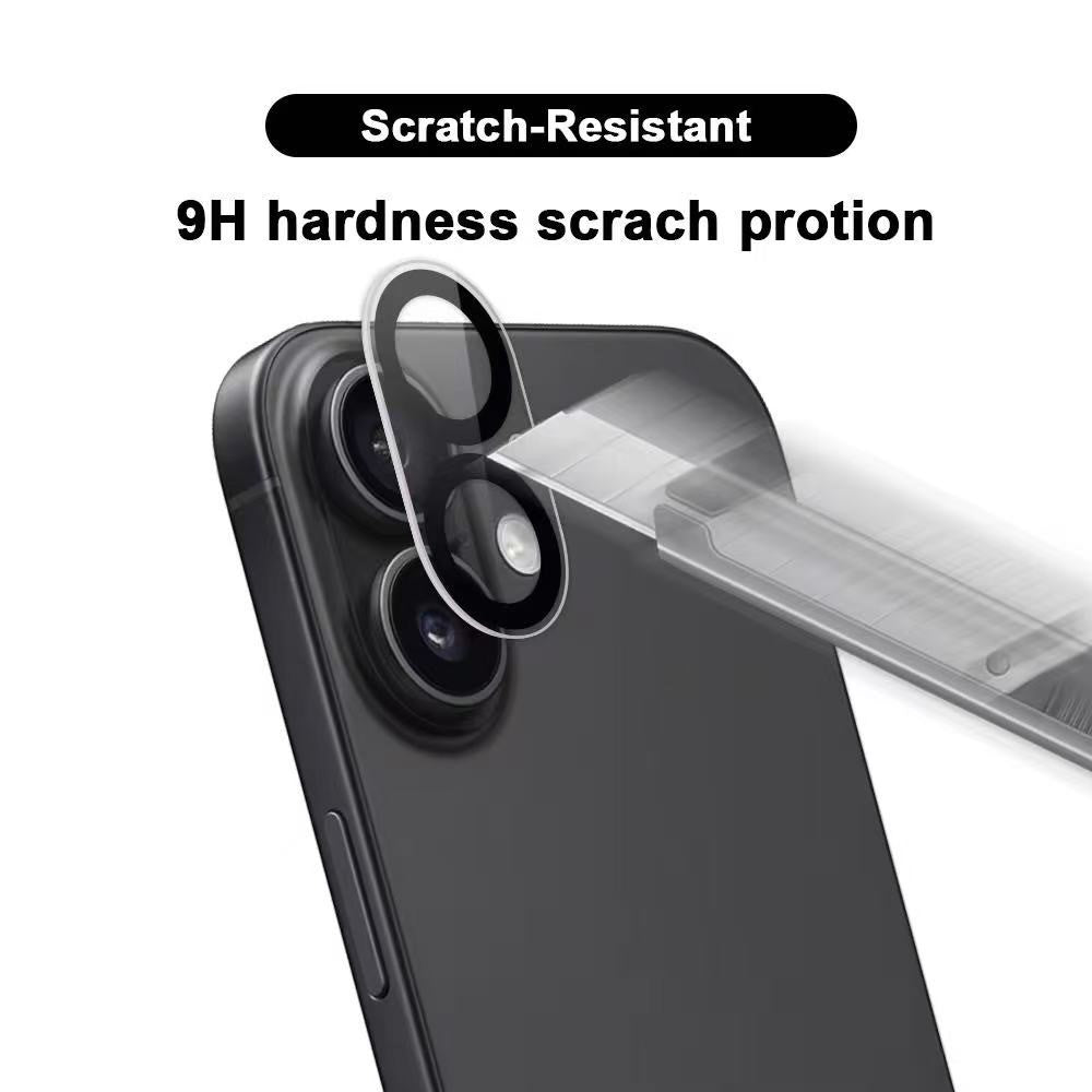WANLONFENG For iPhone 17 Camera Lens Protector  HD Clear Silk Printing Lens Film with Cleaning Cloth