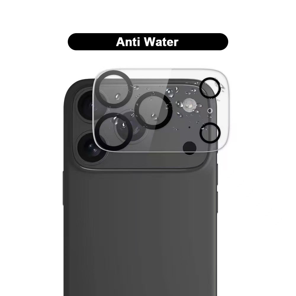 WANLONFENG For iPhone 17 Pro Max Camera Lens Protector  HD Clear Silk Printing Lens Film with Cleaning Cloth