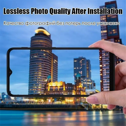 WANLONFENG For iPhone 17 Pro Max Camera Lens Protector  HD Clear Silk Printing Lens Film with Cleaning Cloth