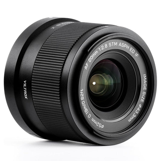 VILTROX 20mm F2.8 Z STM Lens for Nikon Z Mount Z8 Z9 Z6 Z7 II Z5 Full Frame AF Prime Wide Angle Lens