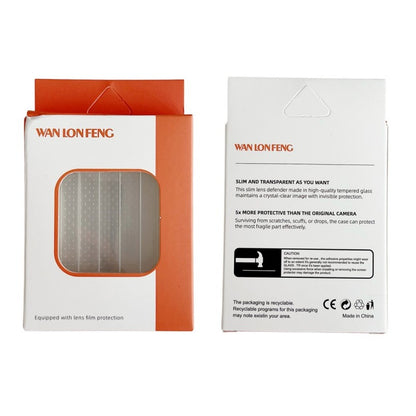 WANLONFENG For iPhone 17 Pro Metal Camera Lens Protector  LHJ Series Integrated Lens Film