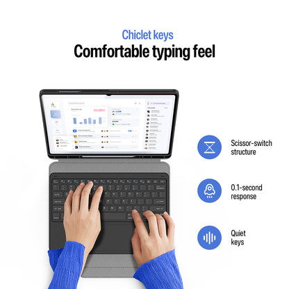 Dux Ducis for Samsung Galaxy Tab S11 Ultra DUX DUCIS YK Series Wireless Keyboard Case Detachable Trackpad Bluetooth-compatible Keyboard Cover