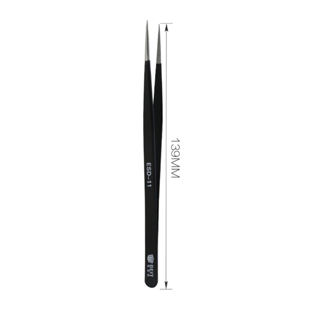 BEST ESD Series Precision Anti-static Stainless Steel Tweezers