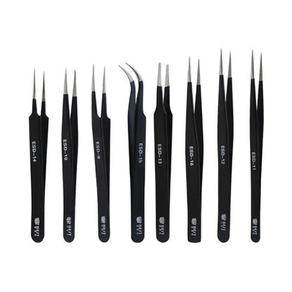 BEST ESD Series Precision Anti-static Stainless Steel Tweezers