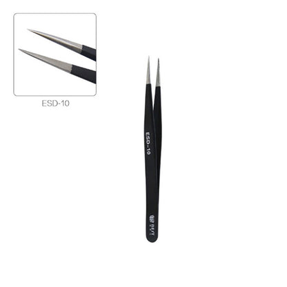 BEST ESD Series Precision Anti-static Stainless Steel Tweezers
