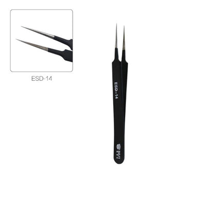 BEST ESD Series Precision Anti-static Stainless Steel Tweezers