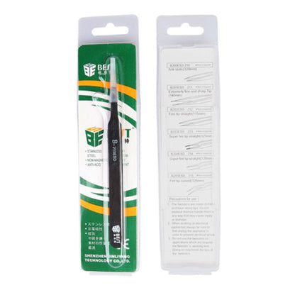 BEST BST-203ESD Mobile Repair Precision Anti-static Stainless Steel Tweezers