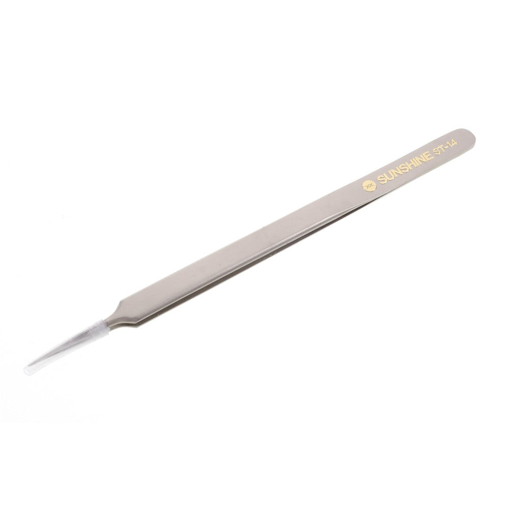 SUNSHINE ST-14 High Strength Metal Long Pointed Tip Tweezers