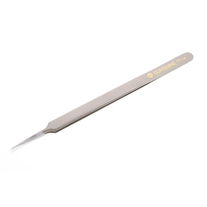 SUNSHINE ST-14 High Strength Metal Long Pointed Tip Tweezers