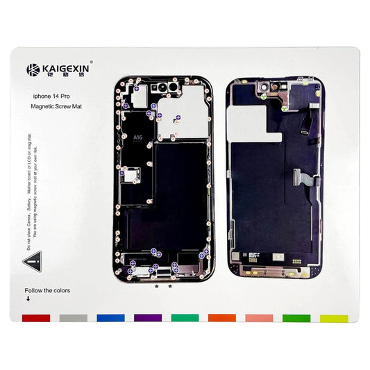 Magnetic Screw Mat for iPhone 14 Pro Work Pad Phone Repairing Tool Mat