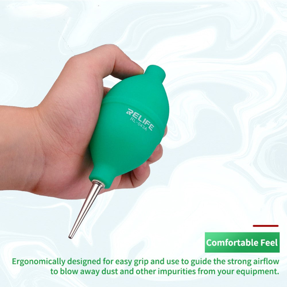 RELIFE RL-043A Dust Cleaner Air Blower Ball 2-in-1 Dust Blower for Phone Repairing Cleaning