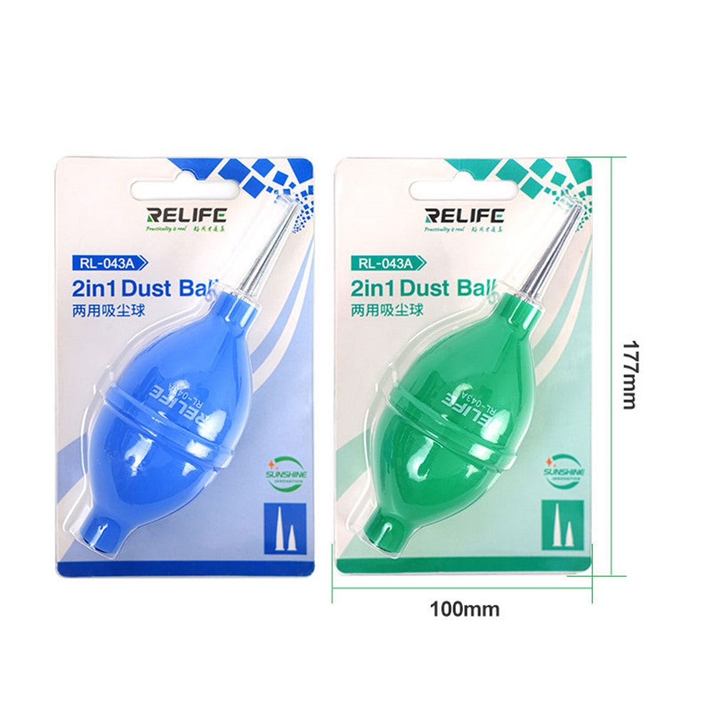 RELIFE RL-043A Dust Cleaner Air Blower Ball 2-in-1 Dust Blower for Phone Repairing Cleaning