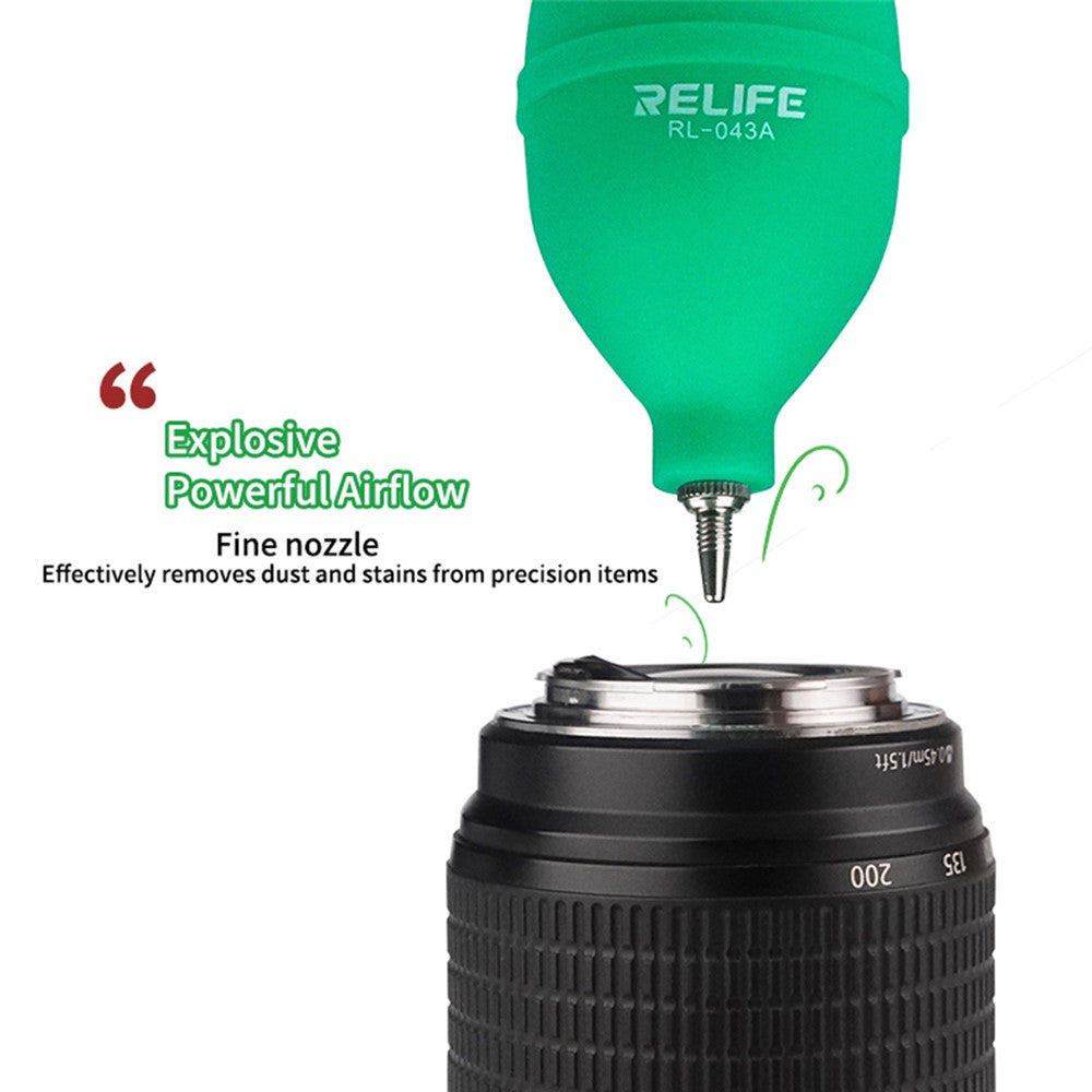RELIFE RL-043A Dust Cleaner Air Blower Ball 2-in-1 Dust Blower for Phone Repairing Cleaning