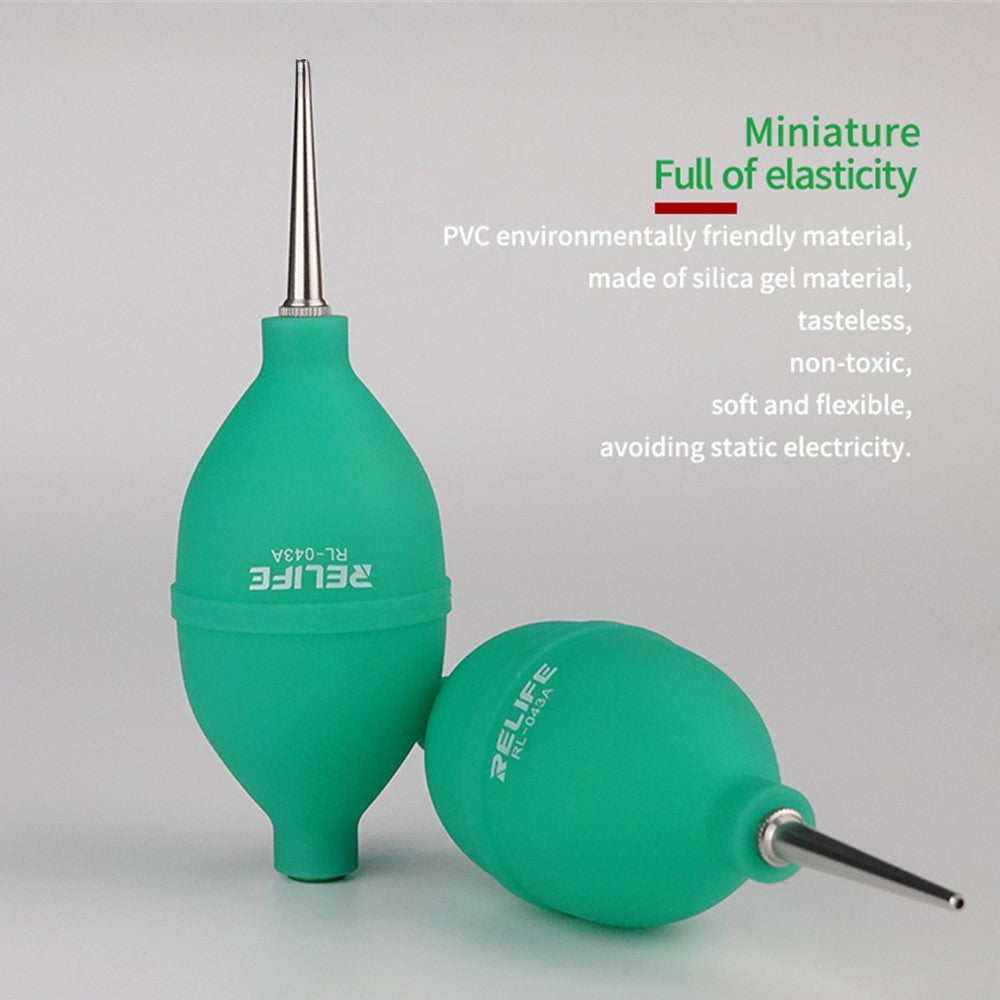 RELIFE RL-043A Dust Cleaner Air Blower Ball 2-in-1 Dust Blower for Phone Repairing Cleaning