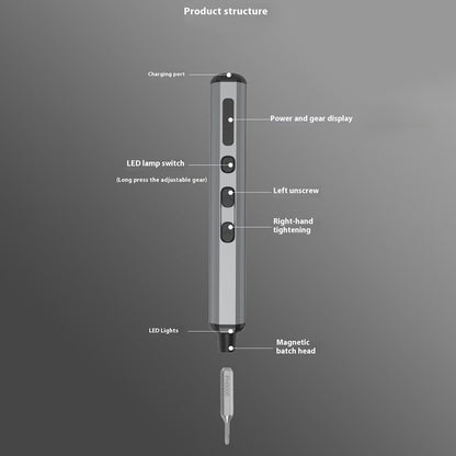JIAFA 68-in-1 Electric / Manual Dual Mode Screwdriver Set with 64 Bits, LED Lighting for Mobile Phones, PC, Watches