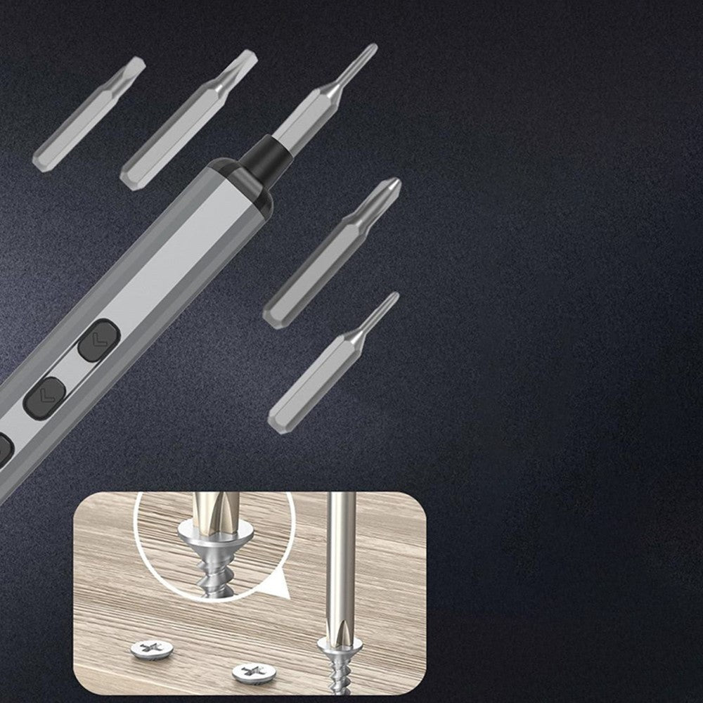 JIAFA 68-in-1 Electric / Manual Dual Mode Screwdriver Set with 64 Bits, LED Lighting for Mobile Phones, PC, Watches