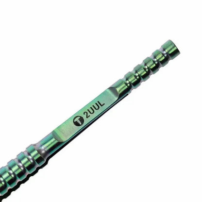 2UUL Ti01 Titanium Alloy Ultraprecise Tweezer for Precise Phone Board Repair, Blackish Green