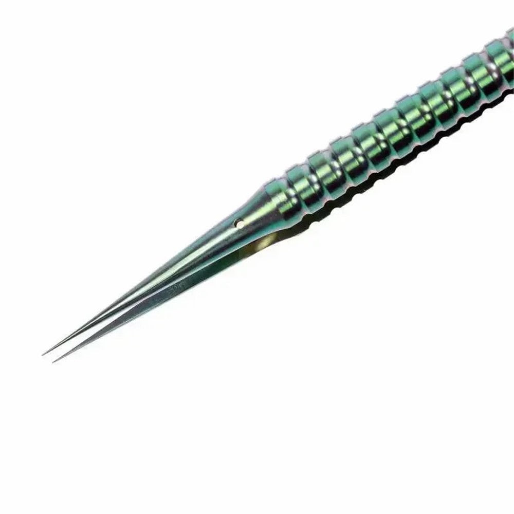 2UUL Ti01 Titanium Alloy Ultraprecise Tweezer for Precise Phone Board Repair, Blackish Green