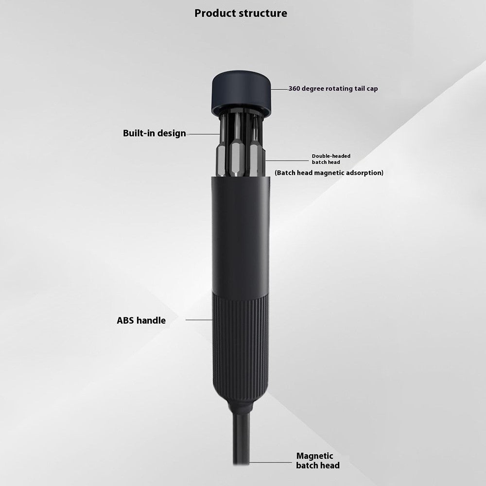 JIAFA 27-in-1 Precision Screwdriver Set Double Tip Bits for Cell Phones Watches Computers