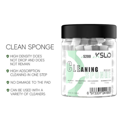 KSLID S200 200Pcs Nano Cleaning Sponge Dust-Free Wipes for Mobile Phone Screen Glue Removal