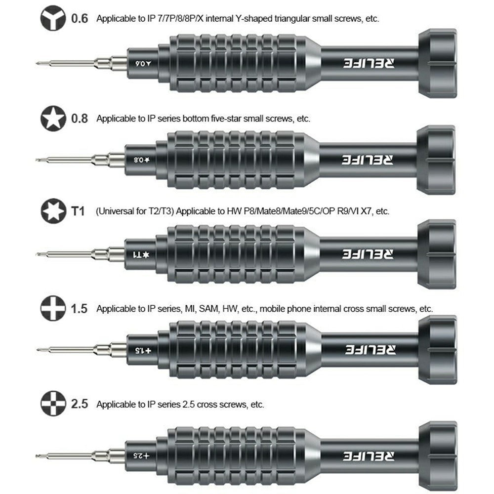RELIFE RL-730 Magnetic Screwdriver Phone Tablet Laptop LCD Screen Disassembly Tools