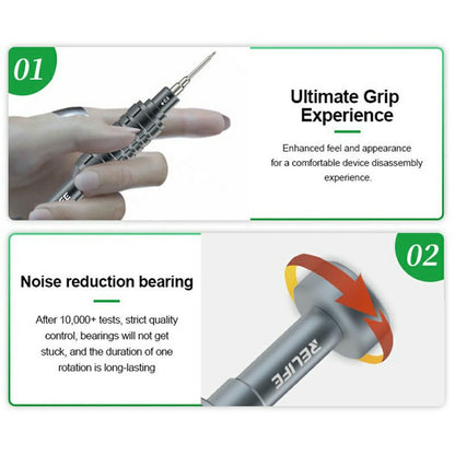 RELIFE RL-730 Magnetic Screwdriver Phone Tablet Laptop LCD Screen Disassembly Tools