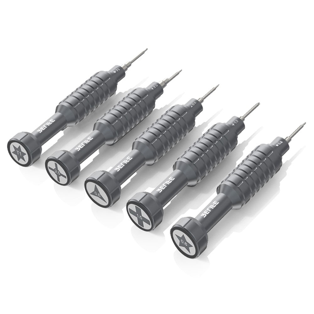 RELIFE RL-730A Screwdriver Set 5-in-1 Strong Magnetic Suction Extra Hard S2 Steel Bits Repair Tools