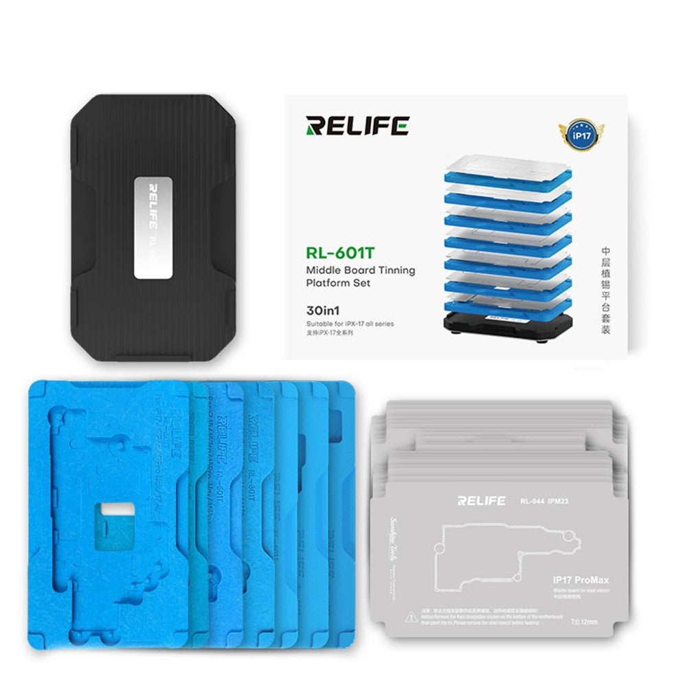 RELIFE RL-601T 31 in 1 Fixture Set For iPhone X