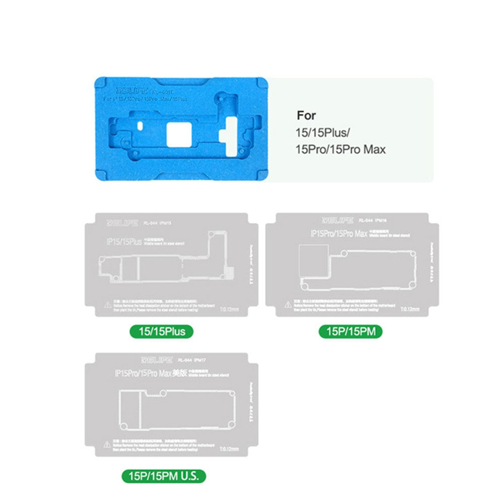 RELIFE RL-601T 31 in 1 Fixture Set For iPhone X