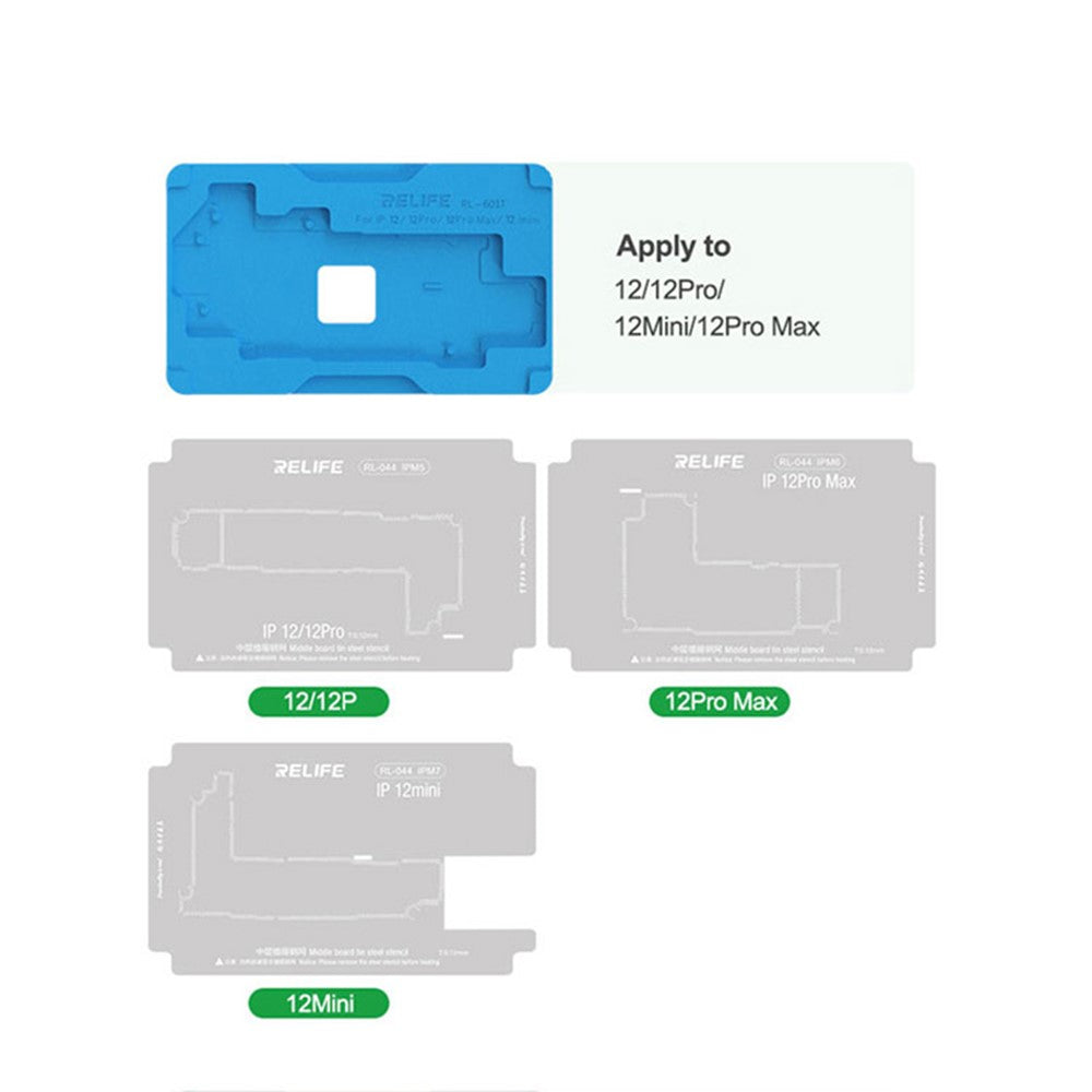 RELIFE RL-601T 31 in 1 Fixture Set For iPhone X