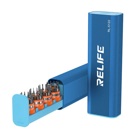 RELIFE RL-5122 43 in 1 Rotary Screwdriver Tool Set Innovative Rotating Shaft with 40 Screwdriver Bits