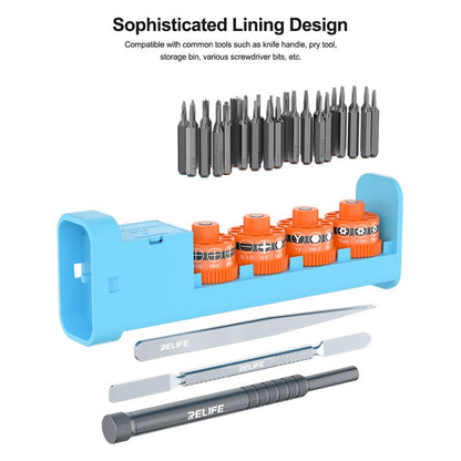 RELIFE RL-5122 43 in 1 Rotary Screwdriver Tool Set Innovative Rotating Shaft with 40 Screwdriver Bits
