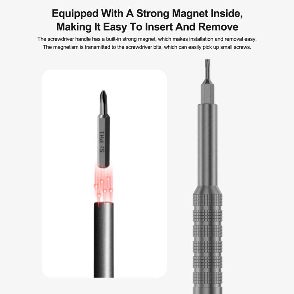 RELIFE RL-5122 43 in 1 Rotary Screwdriver Tool Set Innovative Rotating Shaft with 40 Screwdriver Bits