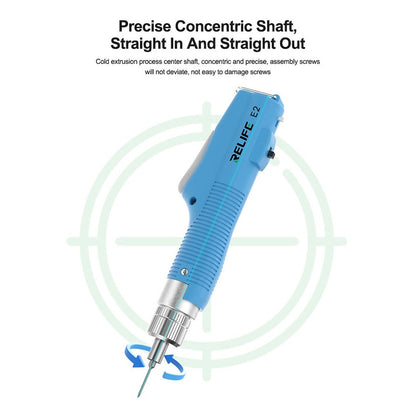 RELIFE E2 Torque Electric Screwdriver Set Adjustable Forward and Reverse Rotation Repair Tools