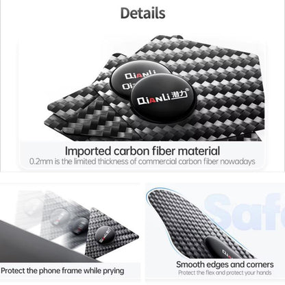 QIANLI High Flexibility Carbon Fiber Pry Tool Multifunctional Spudger for Phone Repair Disassembly