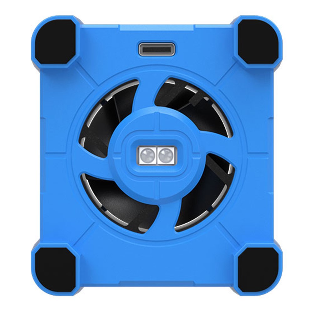 RELIFE RL-014E UV Curing Cooling Fan Smoke Exhaust Dust Display Mini Working Fan with 3-Speed Adjustment