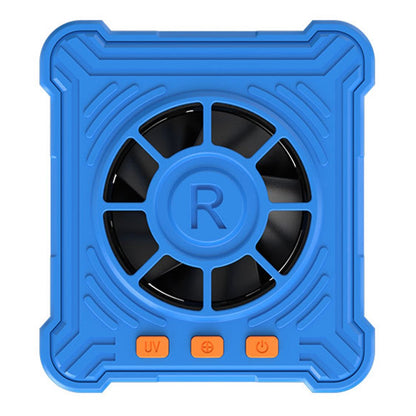 RELIFE RL-014E UV Curing Cooling Fan Smoke Exhaust Dust Display Mini Working Fan with 3-Speed Adjustment