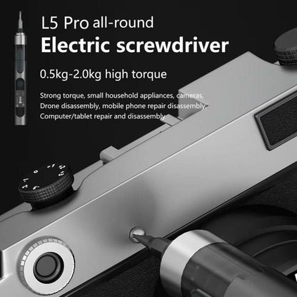MAANT L5 Pro Electric Screwdriver Set Precision Multi-Function Smartphone Repair Tool Kit with 24 Bits