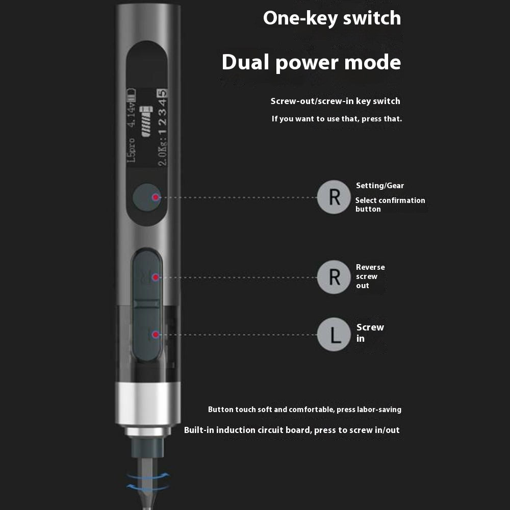 MAANT L5 Pro Electric Screwdriver Set Precision Multi-Function Smartphone Repair Tool Kit with 24 Bits