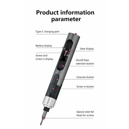 MAANT L5 Pro Electric Screwdriver Set Precision Multi-Function Smartphone Repair Tool Kit with 24 Bits