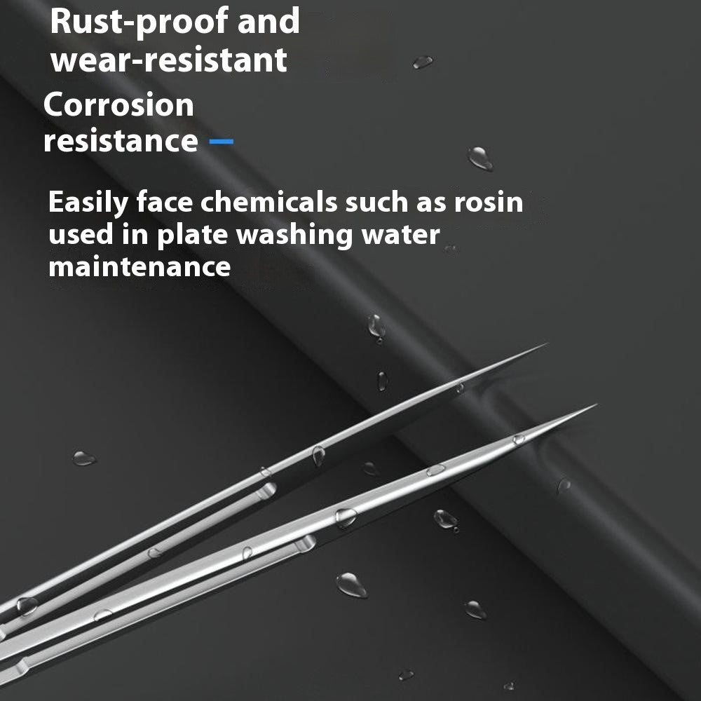 MAANT SS-A1 Stainless Steel Tweezers Non-Magnetic High Precision Jump Wire Clip for Phone Repair