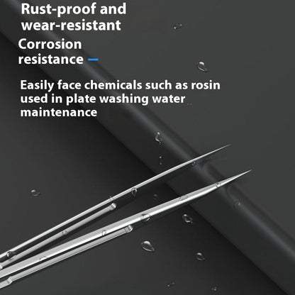MAANT SS-A1 Stainless Steel Tweezers Non-Magnetic High Precision Jump Wire Clip for Phone Repair
