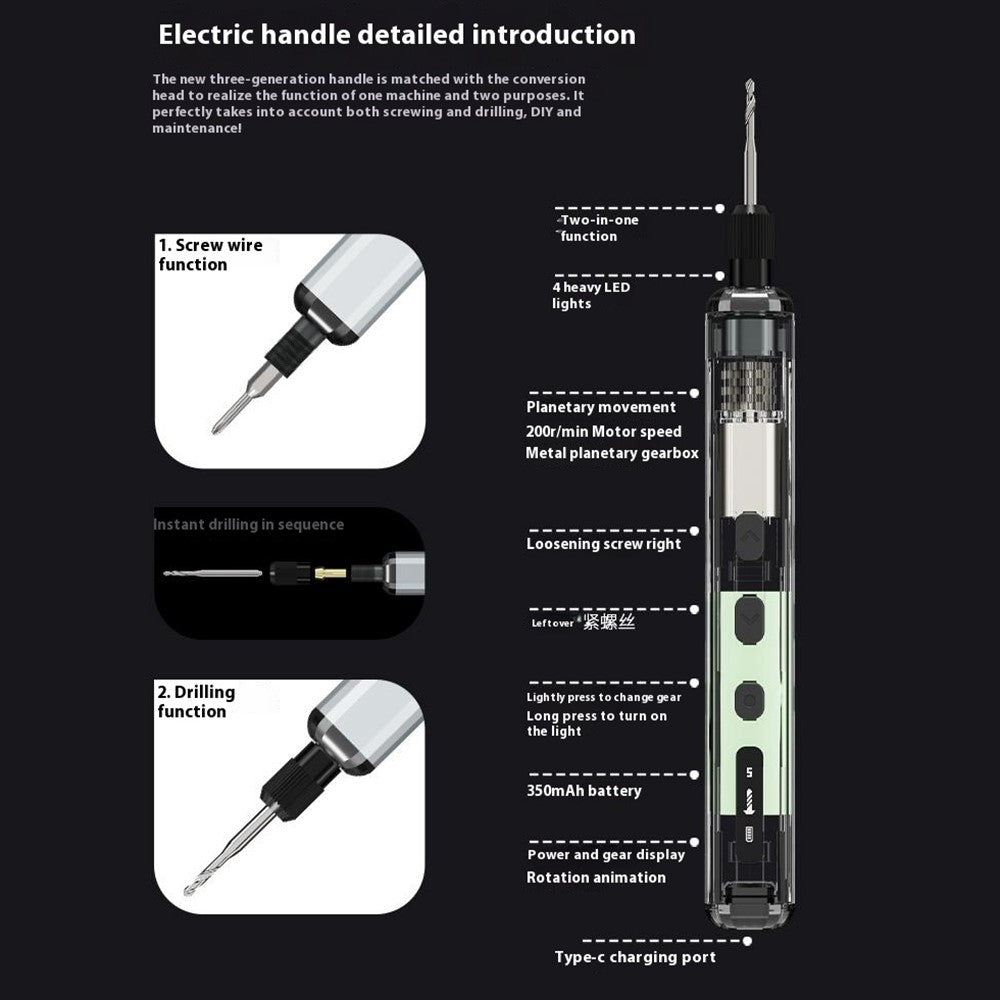 JIAFA 76 in 1 Electric Screwdriver Set with Drill Function Precision Repair Tool Kit